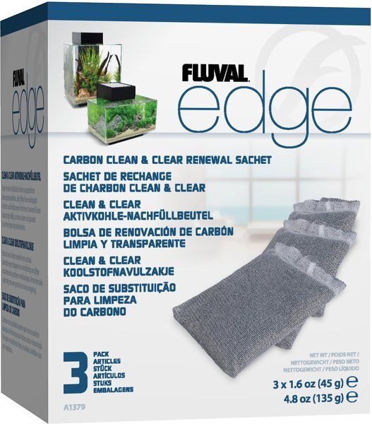 Fluval Edge Carbon Replacement Filter Media, 3 count slide 1 of 1