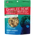 Charlee Bear Meaty Bites Chicken & Blueberries Grain-Free Freeze-Dried Dog Treats, 2.5-oz bag