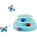 Frisco Cat Tracks Butterfly Cat Toy, Blue