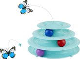 Frisco Butterfly Cat Tracks Cat Toy, Blue