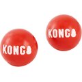 KONG Signature Balls Dog Toy, 2-pack, Red, Small