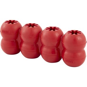 KONG Goodie Ribbon Dog Toy, Red, Small