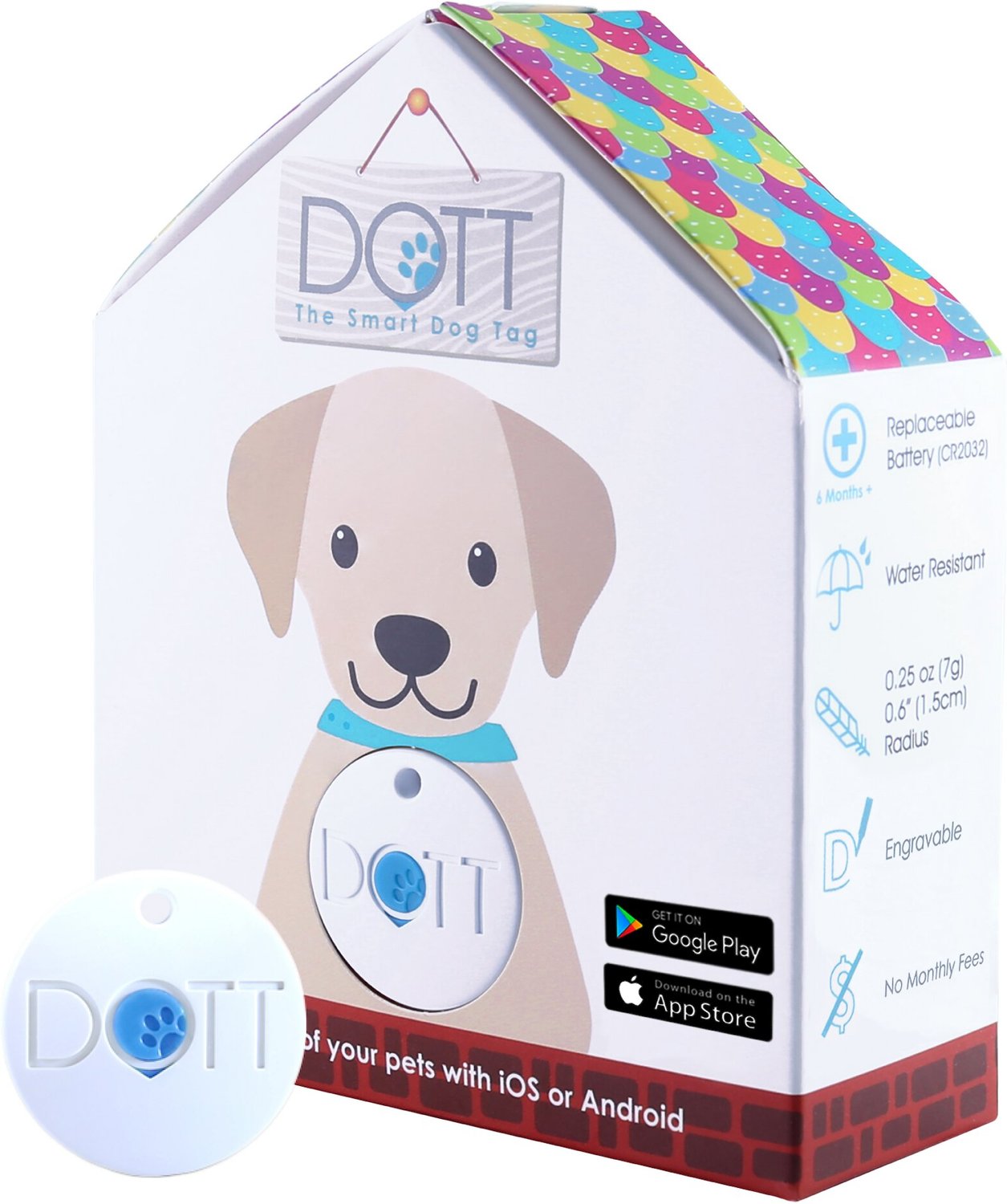 DOTT Smart Dog \u0026 Cat Tag Tracker 