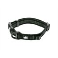 Chai's Choice Outdoor Adventure 3M Polyester Reflective Dog Collar, Black, Medium: 13.8 to 19.7-in neck, 4/5-in wide