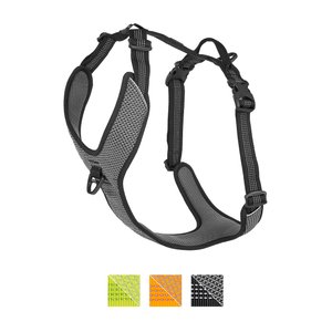Chai's Choice Outdoor Explorer No-Pull 3M Polyester Reflective Dual Clip Dog Harness, Black, X-Large: 32.5 to 42-in chest