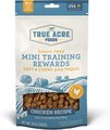 True Acre Foods Chicken Recipe Mini-Training Rewards Grain-Free Soft & Chewy Dog Treats, 10-oz bag