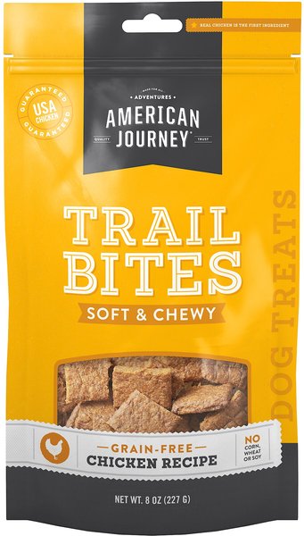 American Journey Chicken Recipe Trail Bites Grain-Free Soft & Chewy Dog Treats, 8-oz bag slide 1 of 9