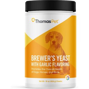 Thomas Labs Brewer's Yeast Powder Dog, Horse & Bird Supplement, 16-oz