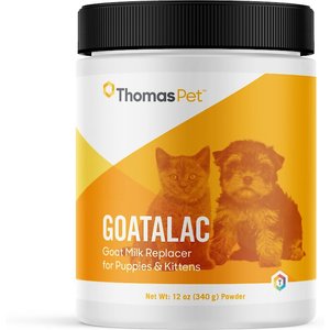 Thomas Labs Goatalac Goat Milk Replacer Powder Puppy & Kitten Supplement, 12-oz