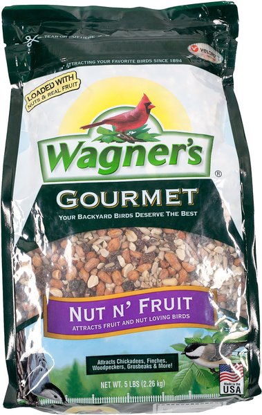 Wagner's Gourmet Nut N' Fruit Wild Bird Food, 5-lb bag slide 1 of 8