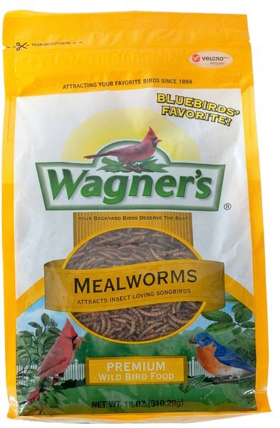 Wagner's Mealworms Wild Bird Food, 18-oz bag slide 1 of 5