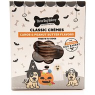 Three Dog Bakery Classic Cremes Carob & Peanut Butter Flavors Dog Treats