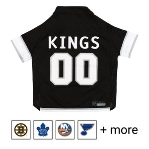 Pets First NHL Hockey Dog & Cat Jersey, Los Angeles Kings, X-Small