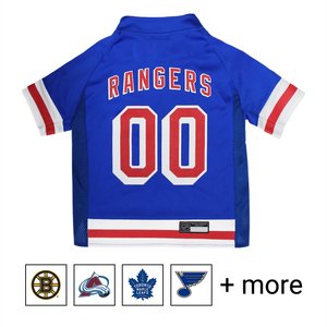 Pets First NHL Dog & Cat Jersey, New York Rangers, X-Small