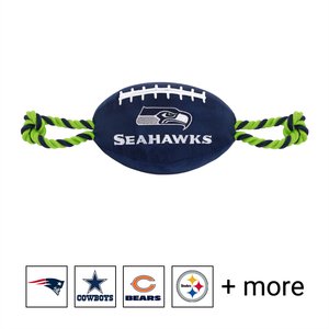 Pets First NFL Football Rope Dog Toy, Seattle Seahawks