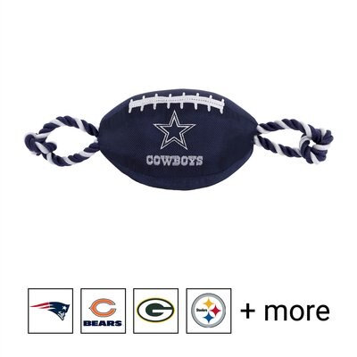 Pets First NFL Football Rope Dog Toy, slide 1 of 1