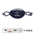 Pets First NFL Football Rope Dog Toy, Dallas Cowboys