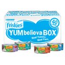 Friskies YUMbelievaBOX YUM-stoppable Indoor Adventures Variety Pack Canned Cat Food, 5.5-oz can, case of 40