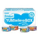 Friskies YUMbelievaBOX YUM-sational Treasures Variety Pack Canned Cat Food, 5.5-oz can, case of 40