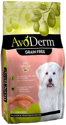 AvoDerm Grain-Free Salmon & Vegetables Recipe Dry Dog Food, slide 1 of 1