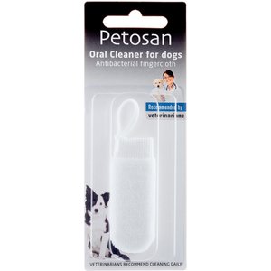 Petosan Antibacterial Fingercloth Dog & Cat Toothbrush