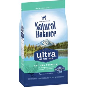 Natural Balance Original Ultra Grain-Free Chicken Formula Dry Dog Food, 4-lb bag