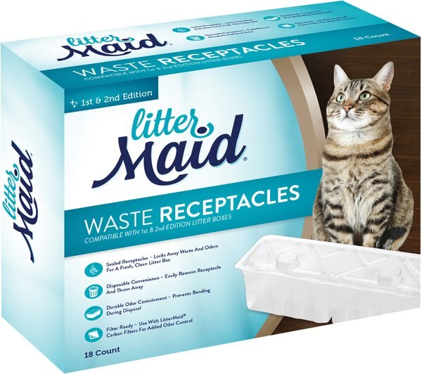 LitterMaid Waste Receptacles for Self-Cleaning Cat Litter Box, 18 count slide 1 of 6