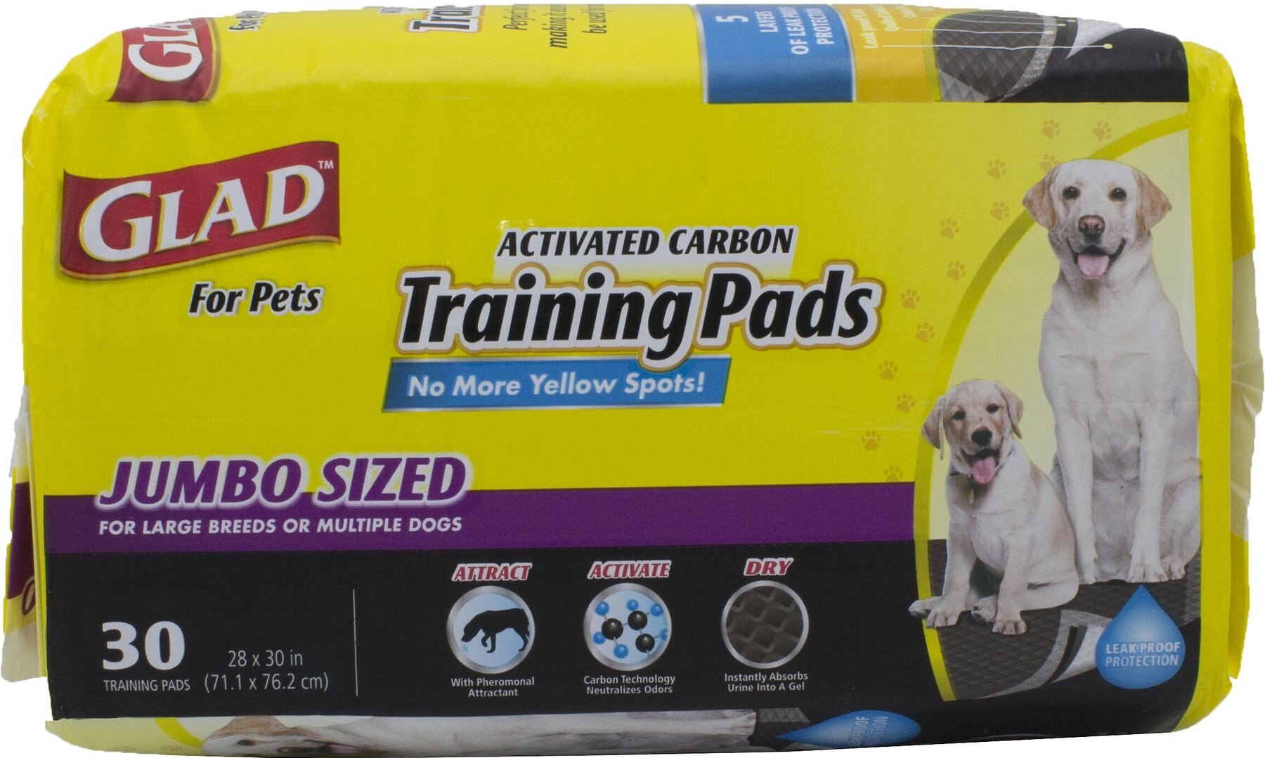 Glad for Pets Activated Carbon Puppy Training Pads