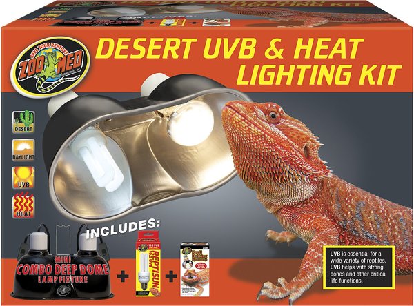 Zoo Med Desert UVB & Heat Reptile Lighting Kit slide 1 of 1