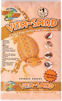 Zoo Med Vita-Sand All Natural Vitamin-Fortified Calcium Carbonate Substrate, 10-lb bag, slide 1 of 1