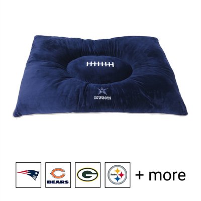 Pets First NFL Football Pillow Dog Bed, slide 1 of 1