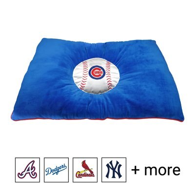 Pets First MLB Baseball Pillow Dog Bed, slide 1 of 1