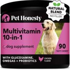 PetHonesty 10-for-1 Chicken Flavored Soft Chews Multivitamin for Dogs, 90 count