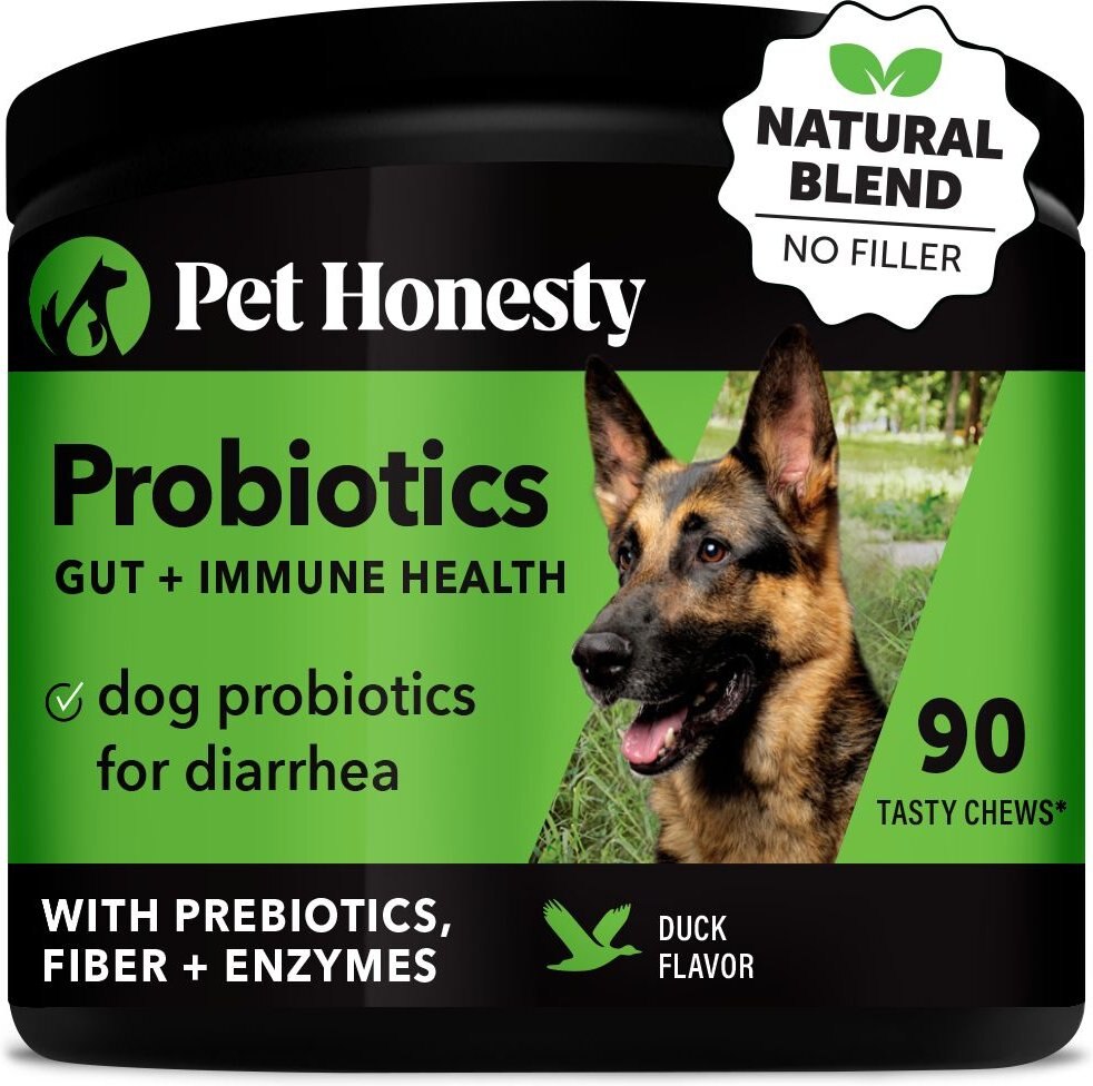 Digestive Enzymes Buddy&Max Probiotic Chews for Dogs Diarrhea Contains Prebiotics Stomach Allergy Relief Gas Dog Probiotics Supplement Weight Support Vomit 60 Chews