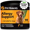 PetHonesty Allergy Support Salmon Flavored Soft Chews Allergy Supplement for Dogs, 90-count