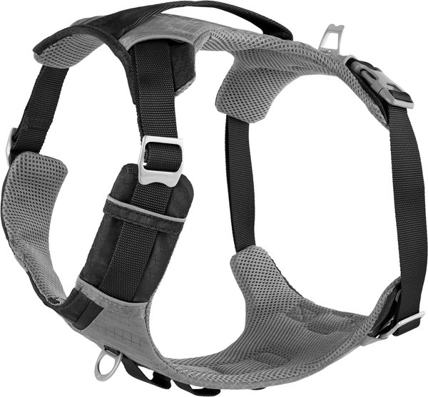 Kurgo Journey Air Polyester Reflective No Pull Dog Harness, Black/Charcoal, X-Large: 28 to 44-in chest slide 1 of 9