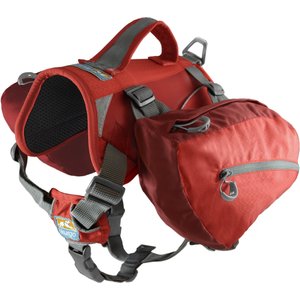 Kurgo Baxter Dog Backpack, Big Baxter, Chili/Barn Red