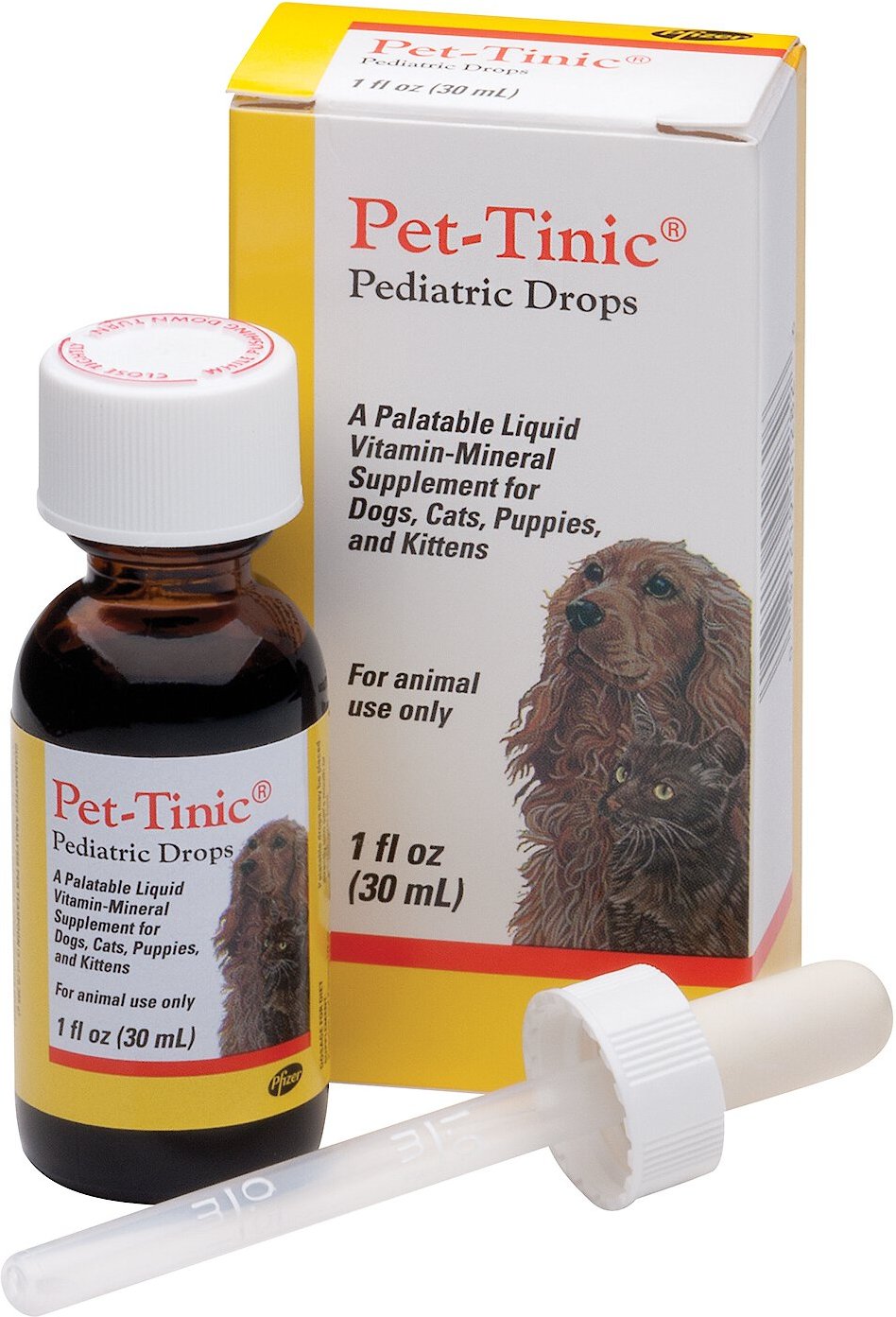 Pet-Tinic Liquid Vitamin-Mineral Dog & Cat Supplement, 1 ...