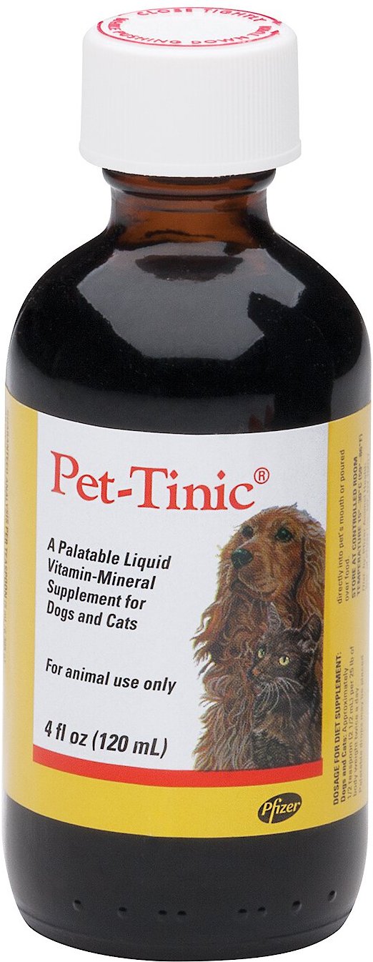 PETTINIC Liquid VitaminMineral Dog & Cat Supplement, 4oz bottle