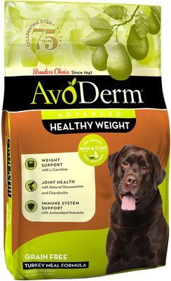 AvoDerm Advanced Healthy Weight Turkey Meal Formula Grain-Free Dry Dog Food, slide 1 of 1