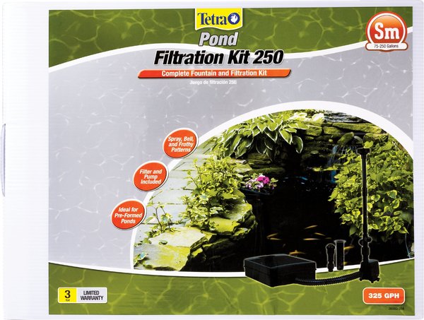 Tetra Pond Filtration Fountain Kit with Flat Box Filter, 50 - 250 gal slide 1 of 4