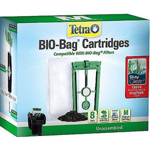 Tetra BIO-Bag Aquarium Filter Cartridge, Medium, 8 count