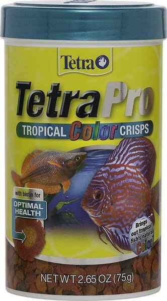 Tetra TetraPro Tropical Fish Color Crisps Fish Food, 2.65-oz slide 1 of 7