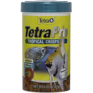 Tetra TetraPro Tropical Crisps Fish Food, 2.37-oz
