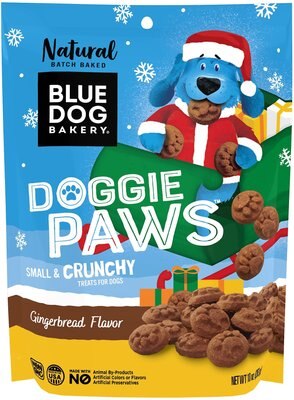 Blue Dog Bakery Doggie Paws Gingerbread Flavor Dog Treats, slide 1 of 1