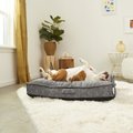 La-Z-Boy Cooper Mattress Pillow Dog Bed w/Removable Cover, Smoke