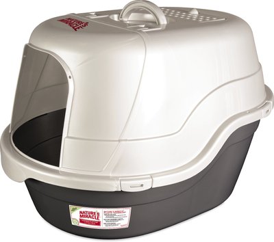 Nature's Miracle Oval Hooded Litter Box, slide 1 of 1