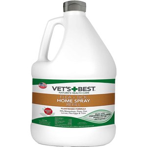 Vet's Best Indoor Flea & Tick Home Spray Refill for Dogs, 96-oz bottle