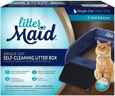 6. LitterMaid Single Cat Self-Cleaning Litter Box
