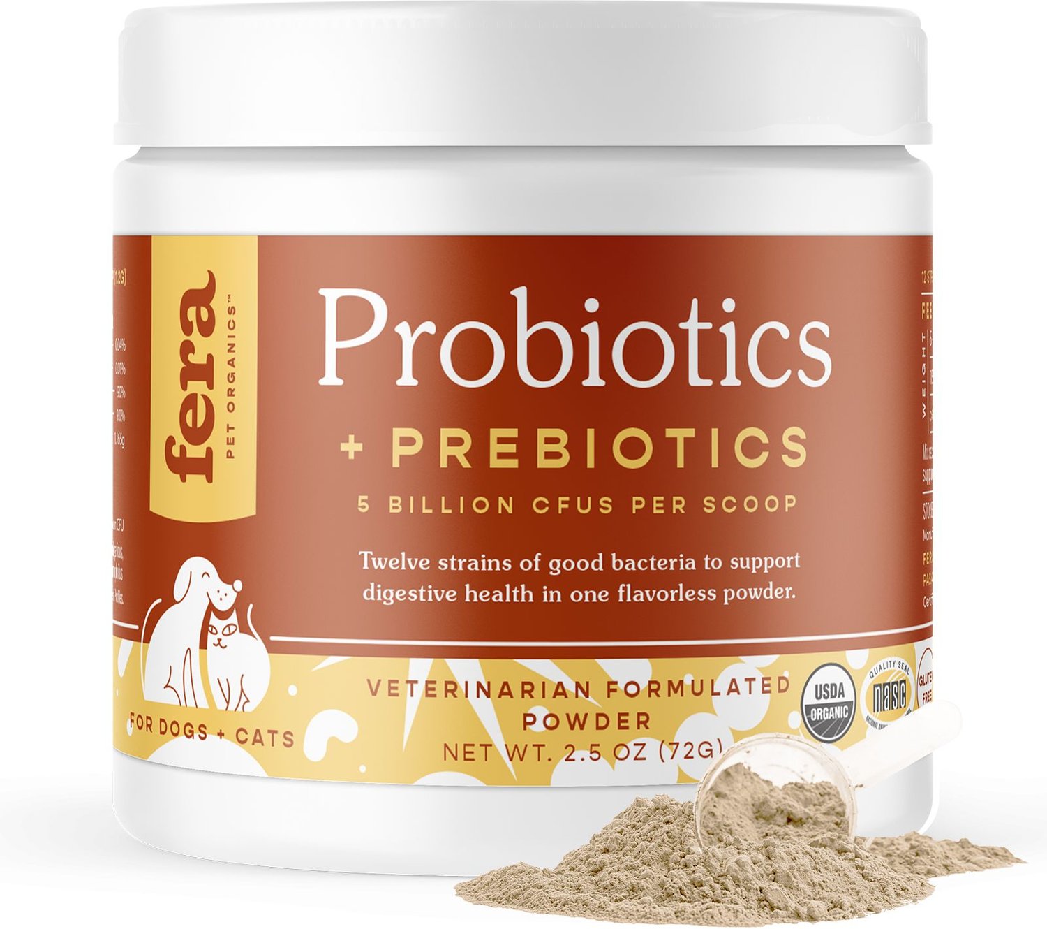 FERA PET ORGANICS Probiotics with 
